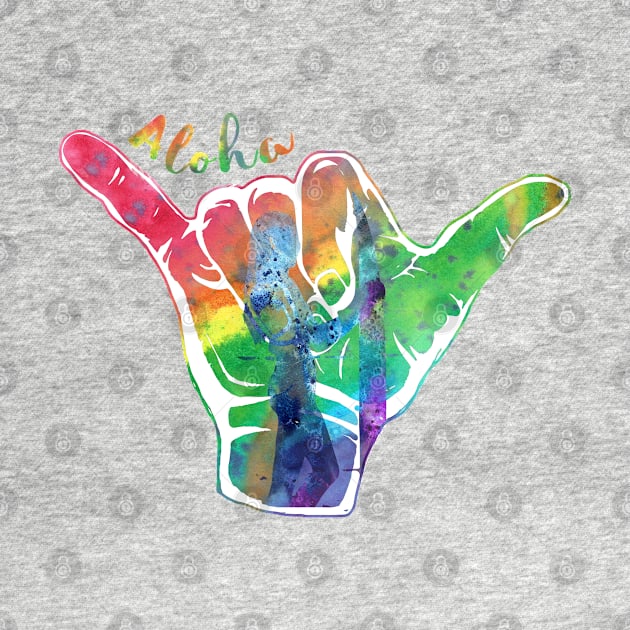 Shaka sign by RosaliArt